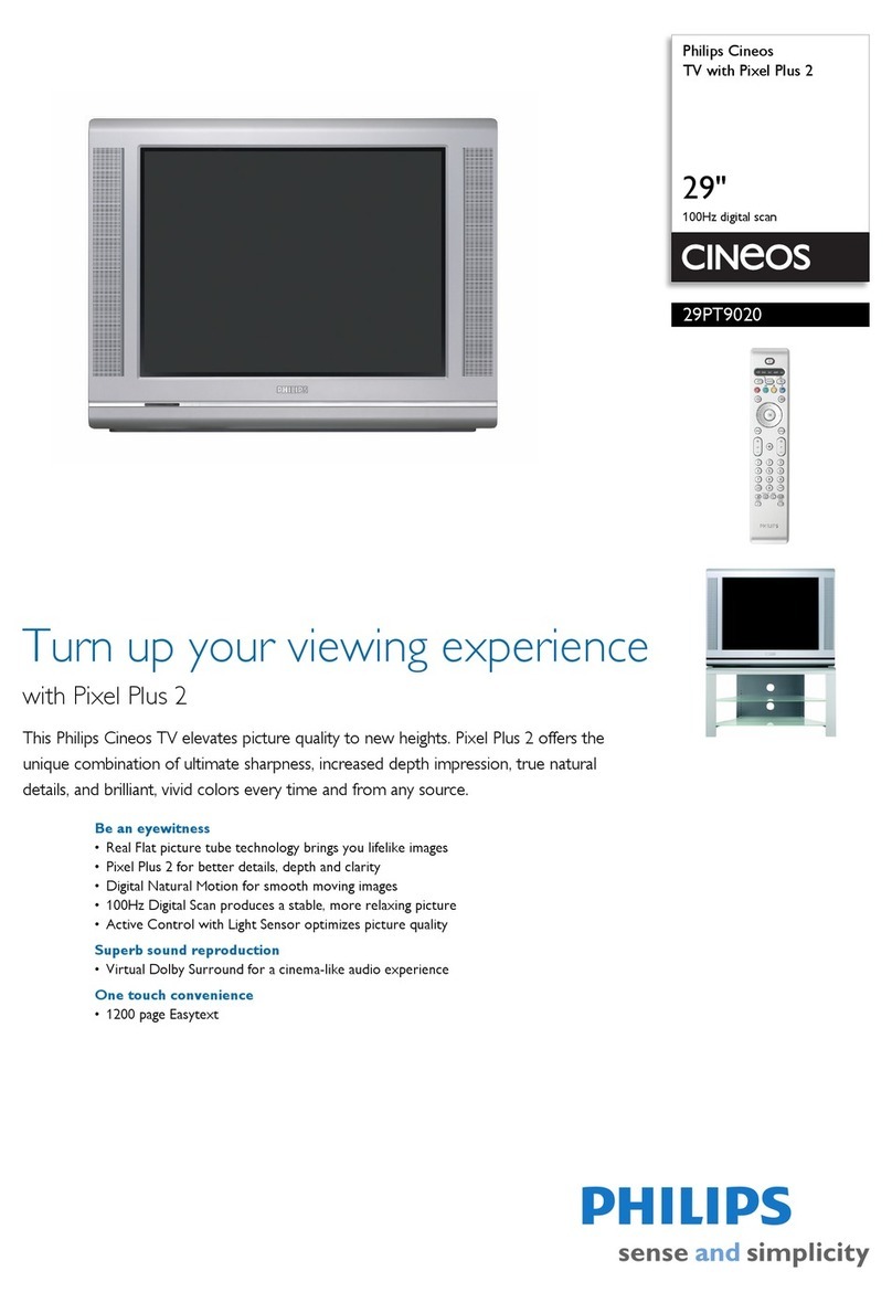 Philips Cineos 29PT9020 User manual
