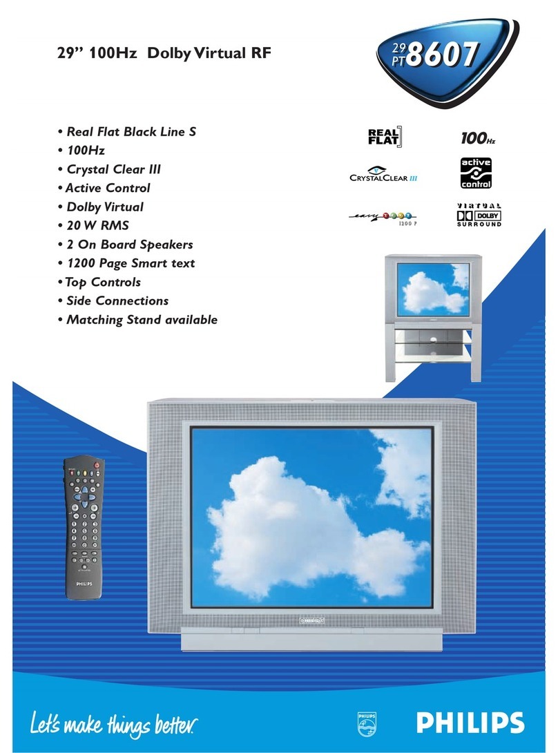 Philips 29PT8607 User manual