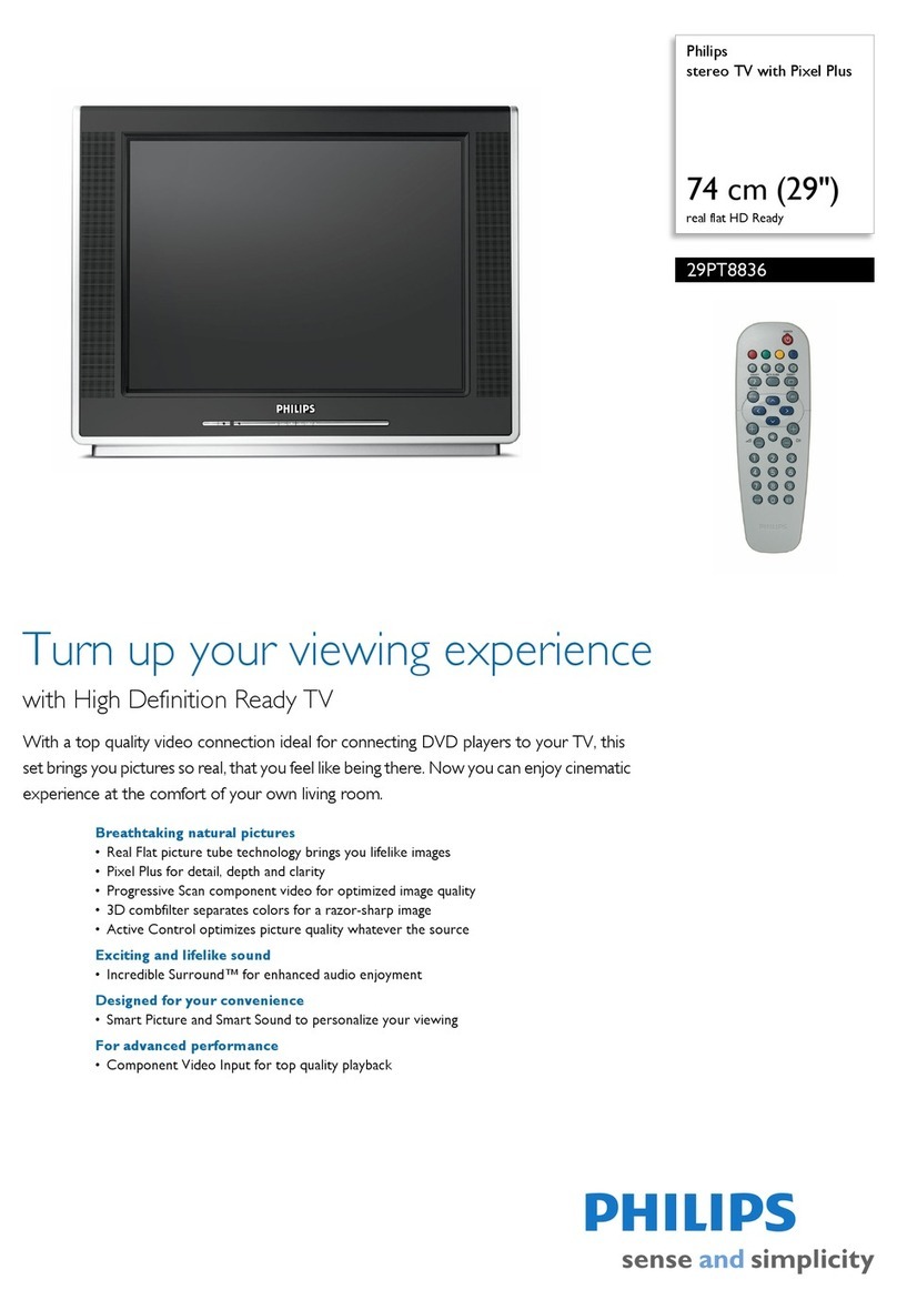 Philips 29PT8836 User manual