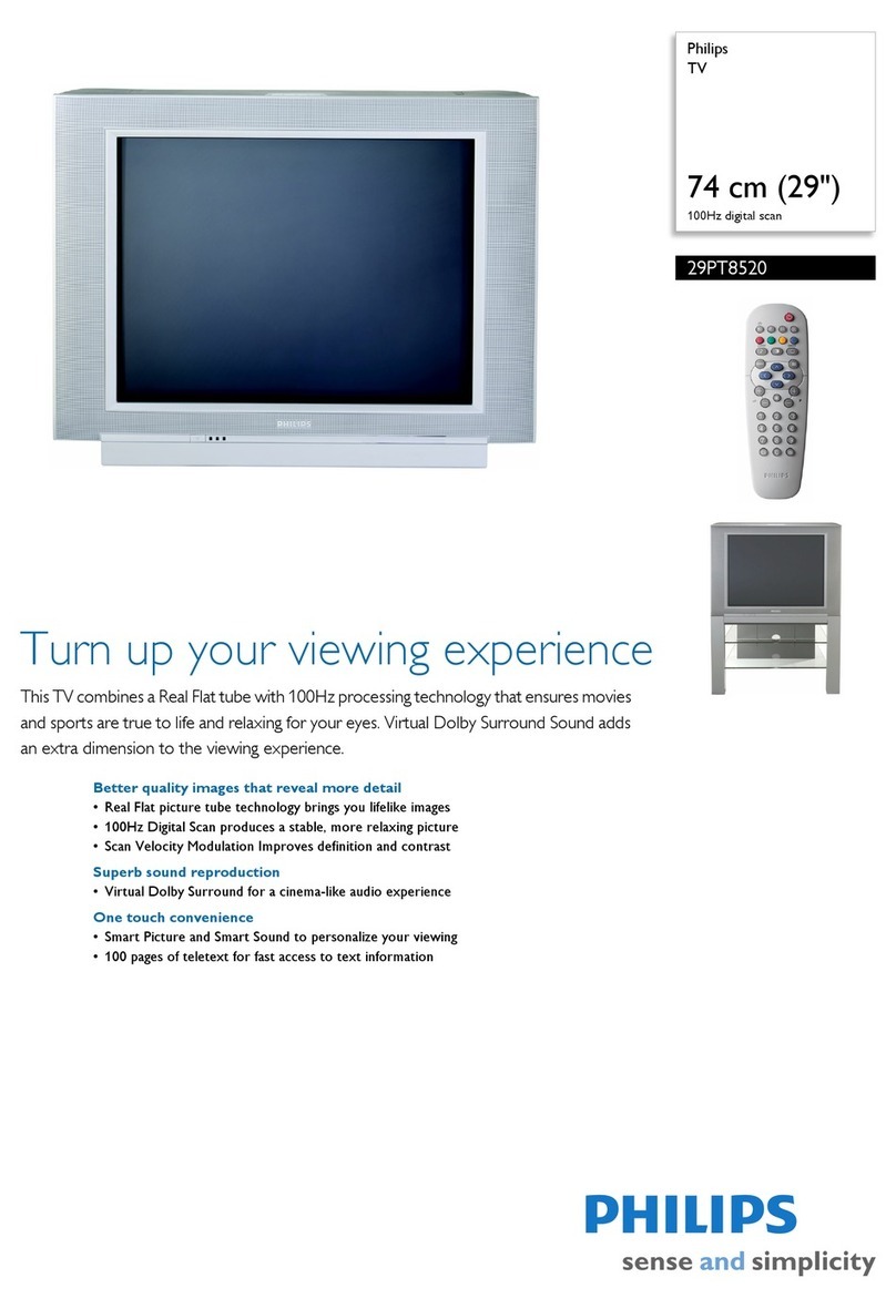 Philips 29PT8520 User manual