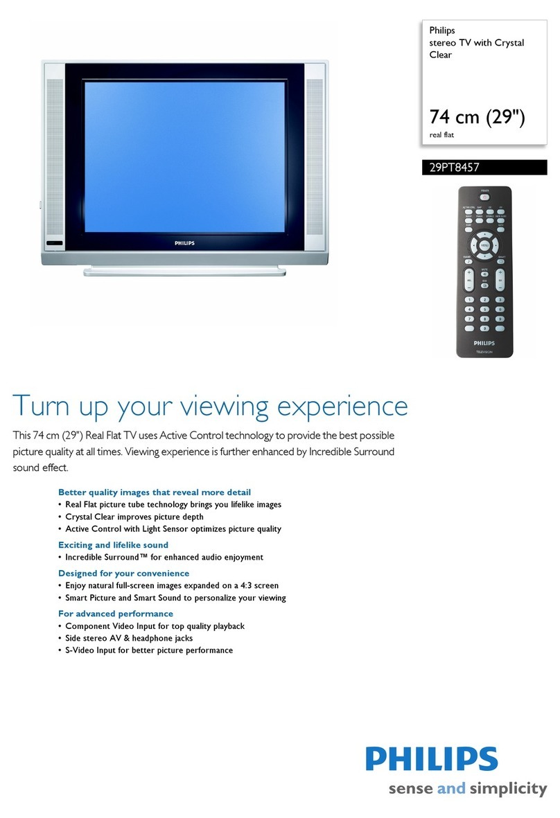 Philips 29PT8457 User manual Philips 29PT8457 User manual