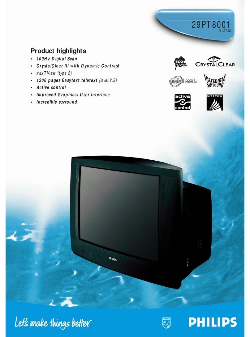 Philips 29PT8001 User manual