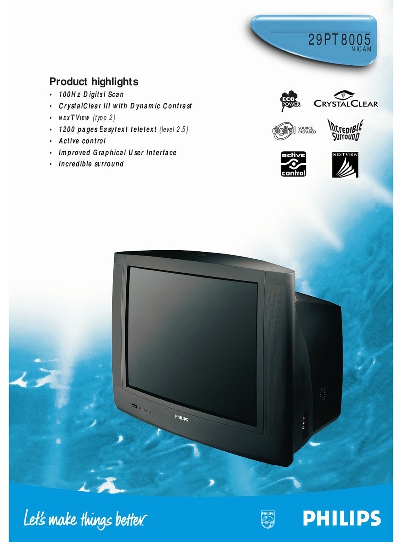 Philips 29PT8005 User manual