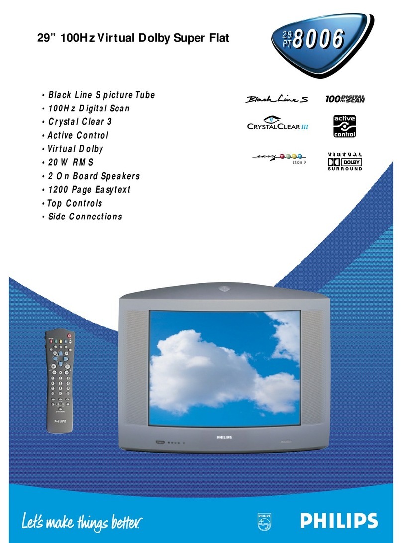 Philips 29PT8006 User manual