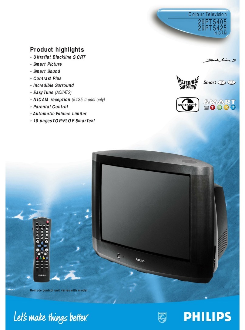 Philips 29PT5405 User manual