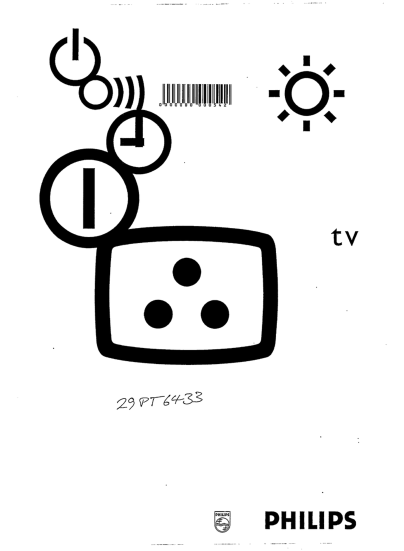 Philips 29PT6433 owner's manual