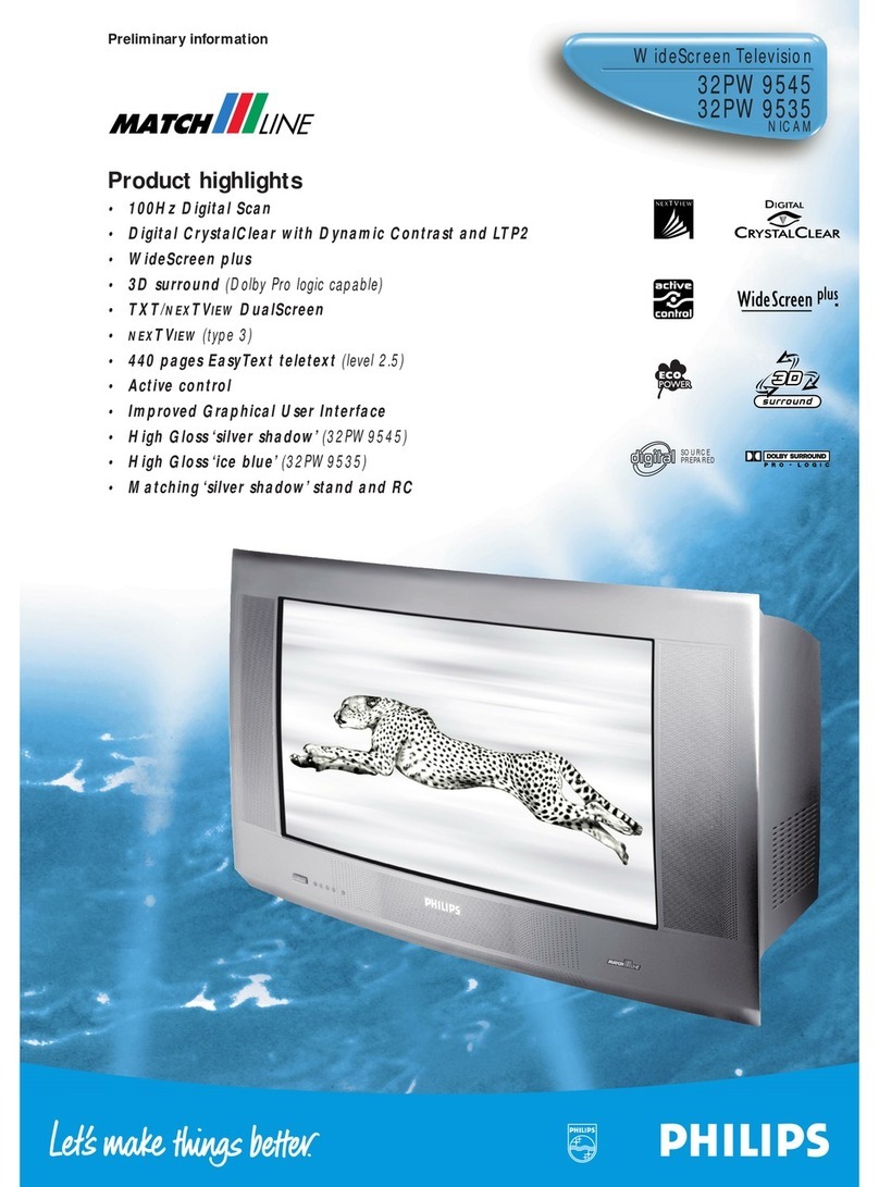 Philips Matchline 32PW9535 User manual Philips Matchline 32PW9535 User manual