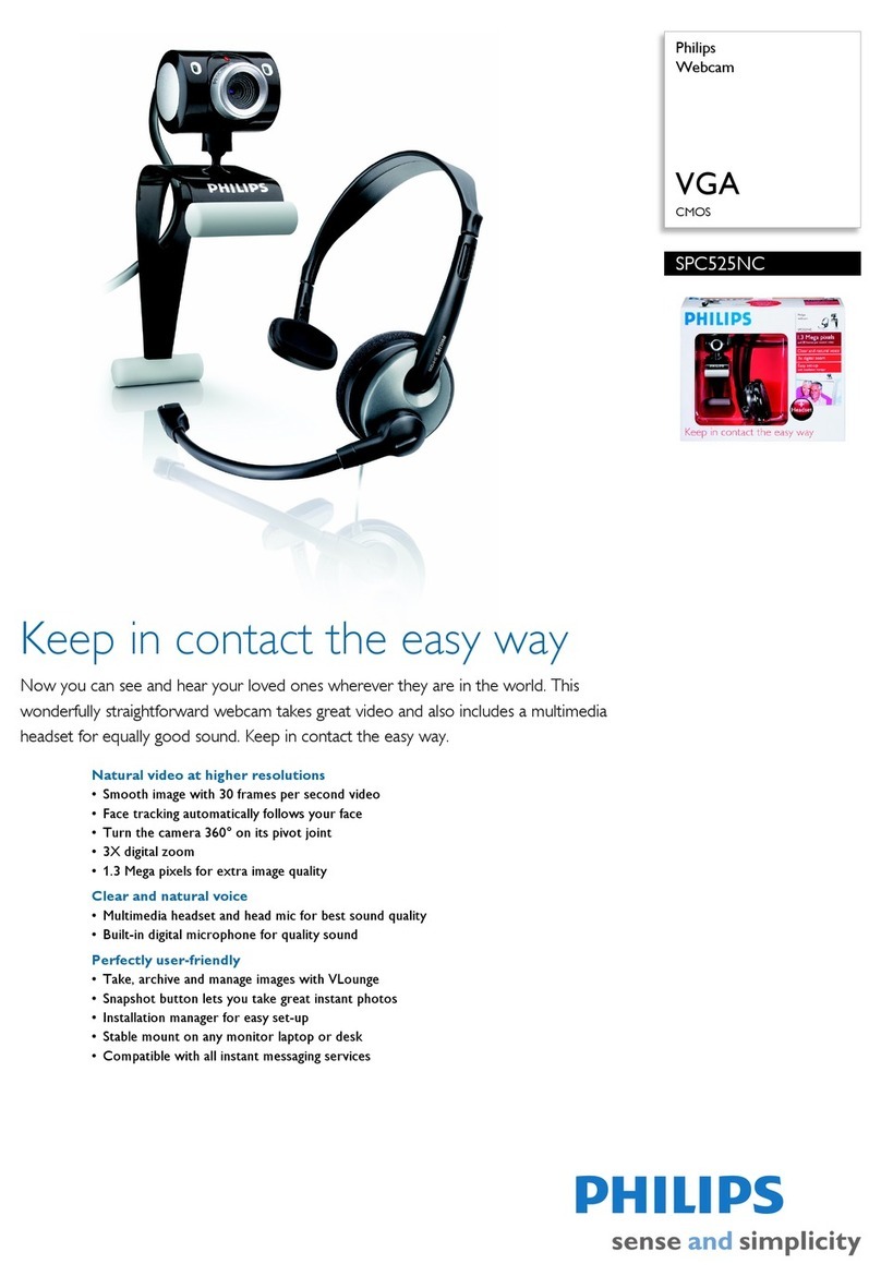 Philips SPC525NC User manual