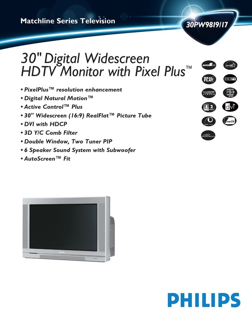 Philips MatchLine 30PW 9819 Specifications