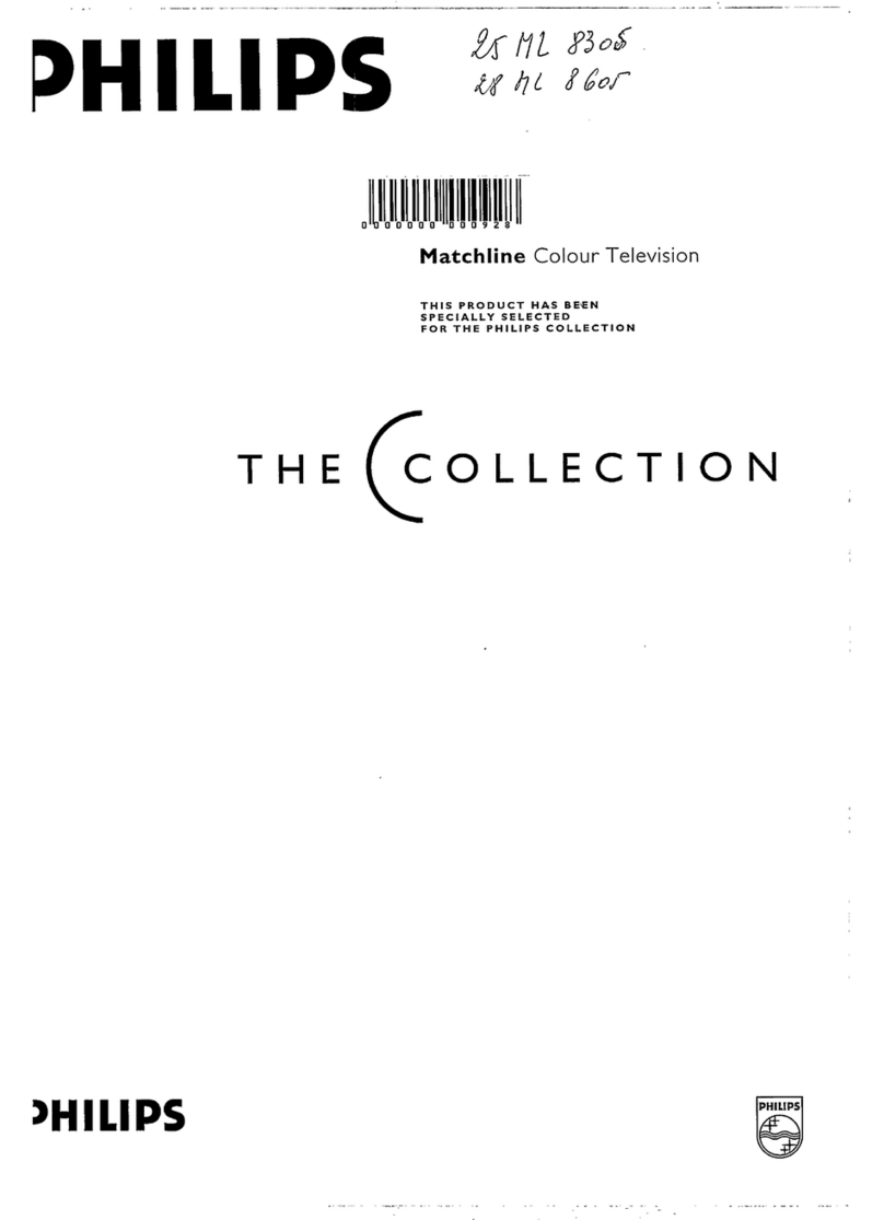 Philips Matchline 25ML8305 user manual