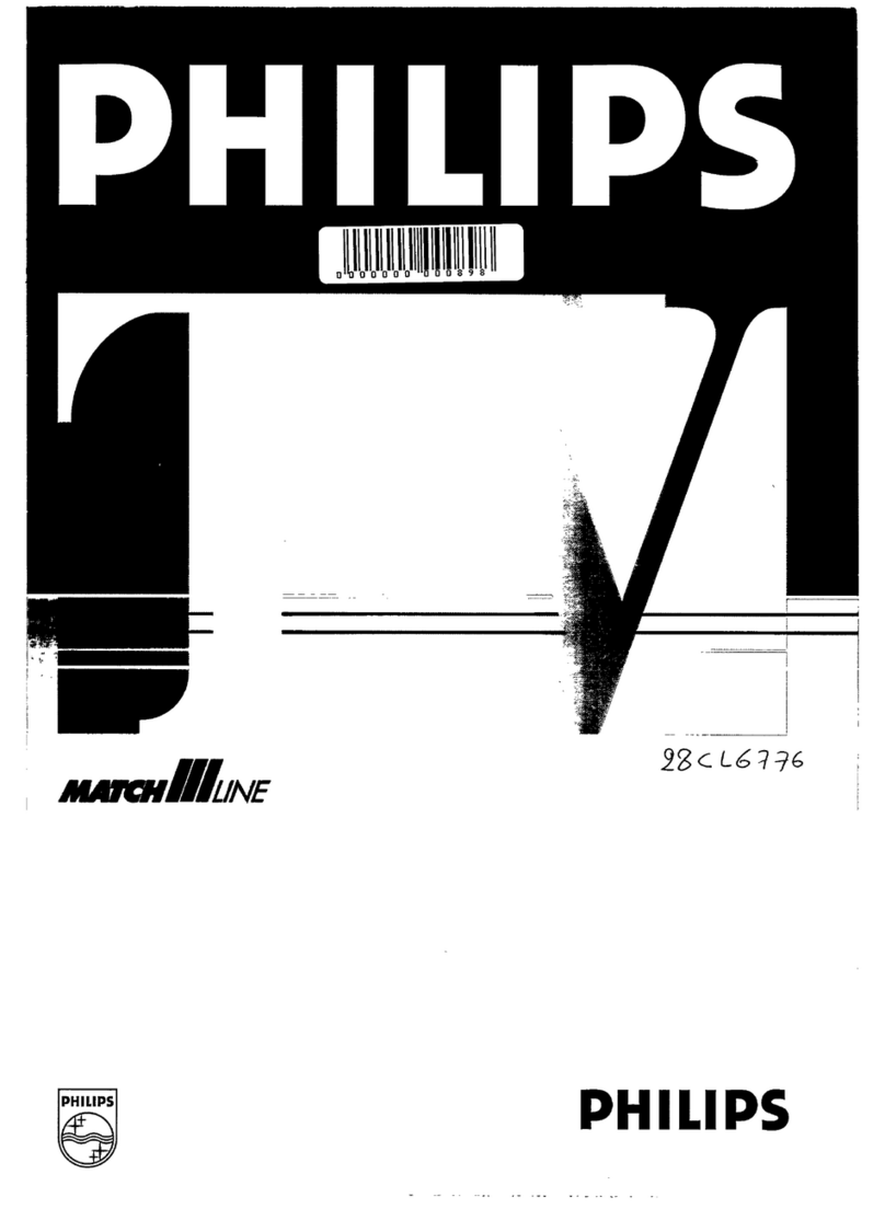 Philips 28CL6776/33 user manual