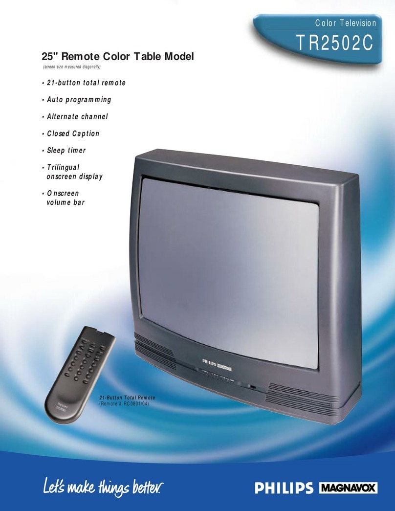 Philips/Magnavox Magnavox TR2502C Specifications