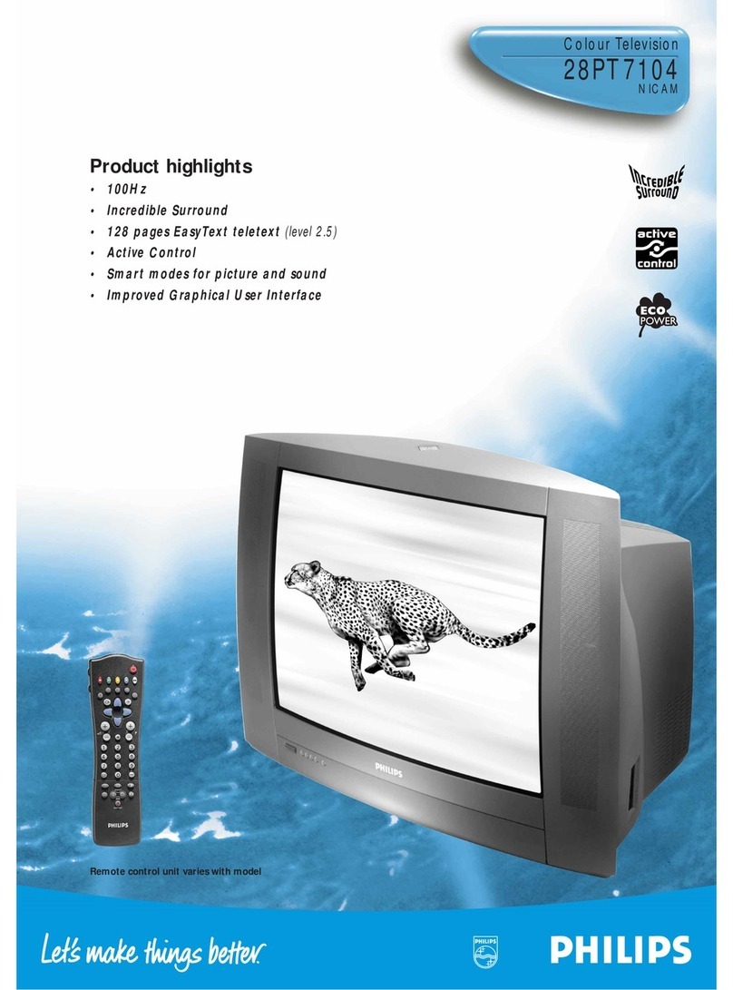 Philips NICAM 28PT7104 User manual