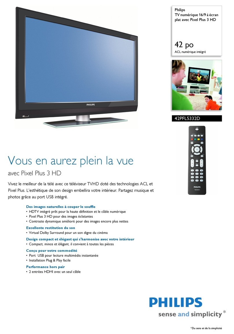 Philips 42PFL5332D User manual