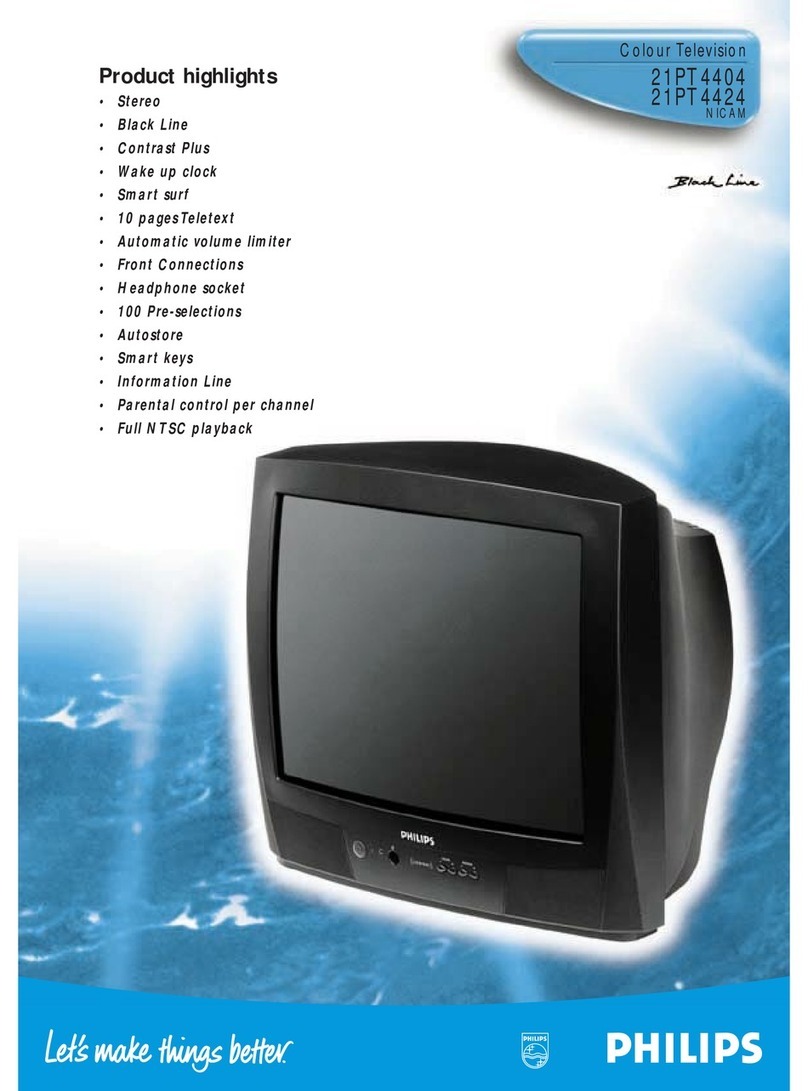 Philips NICAM 21PT4404 User manual