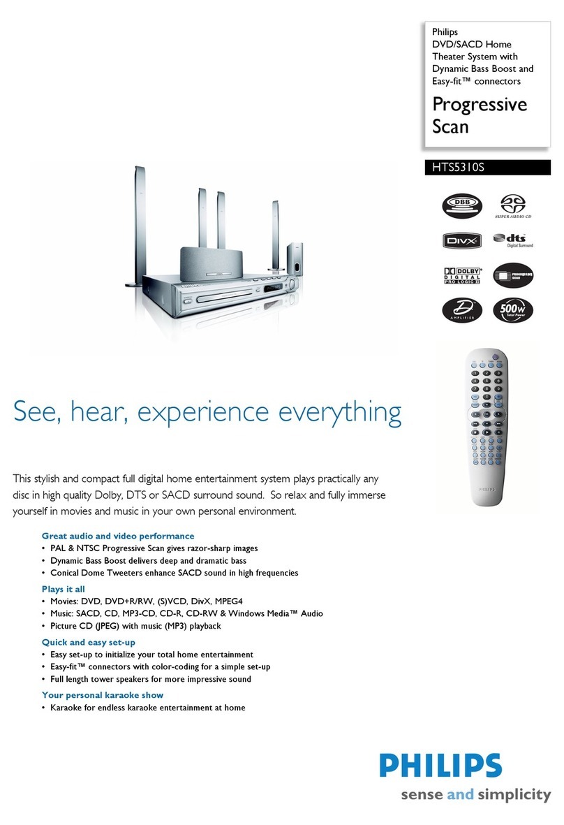 Philips HTS 5310S Specifications