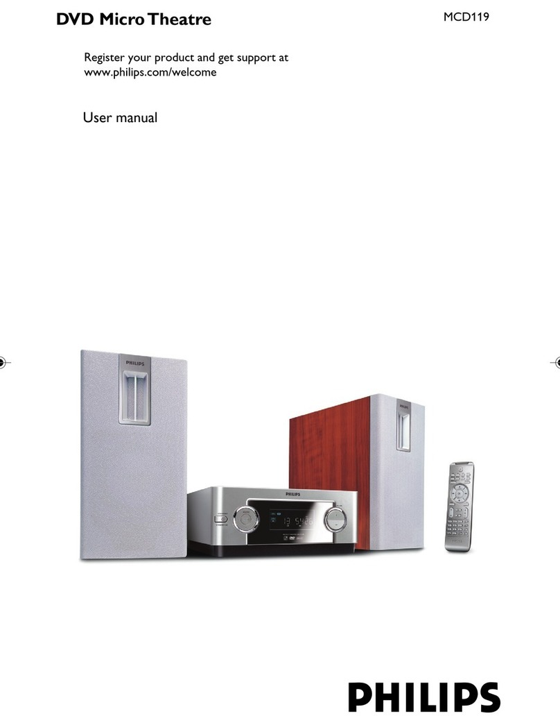 Philips MCD119/05 user manual