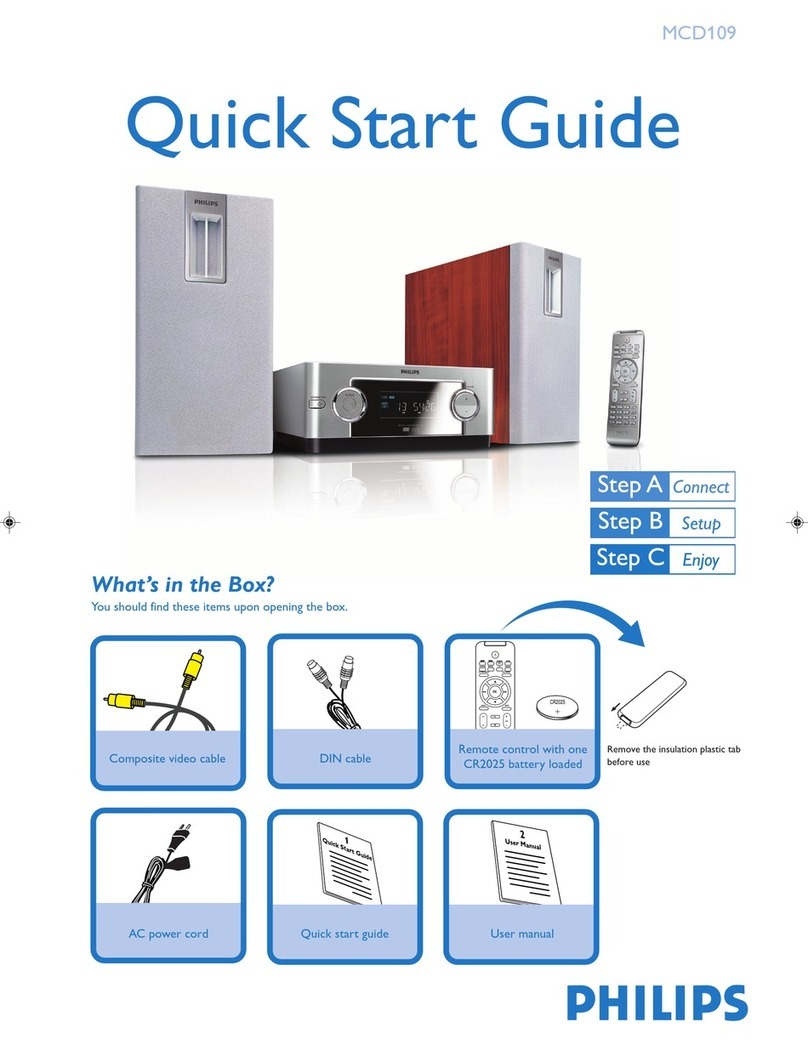 Philips MCD109/55 User manual