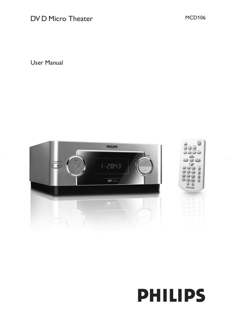 Philips MCD106 user manual