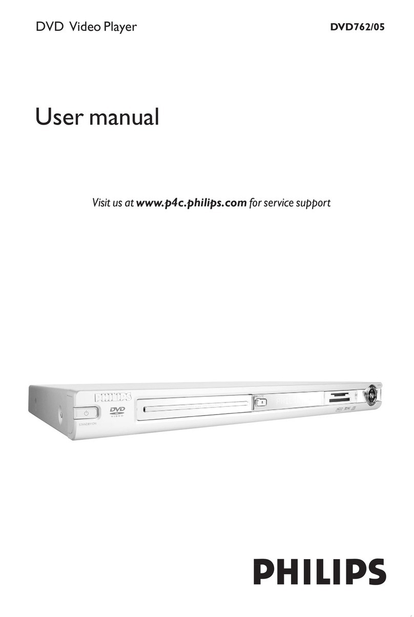Philips DVP762/05 User manual