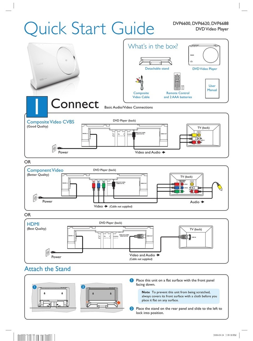 Philips DVP6688 User manual