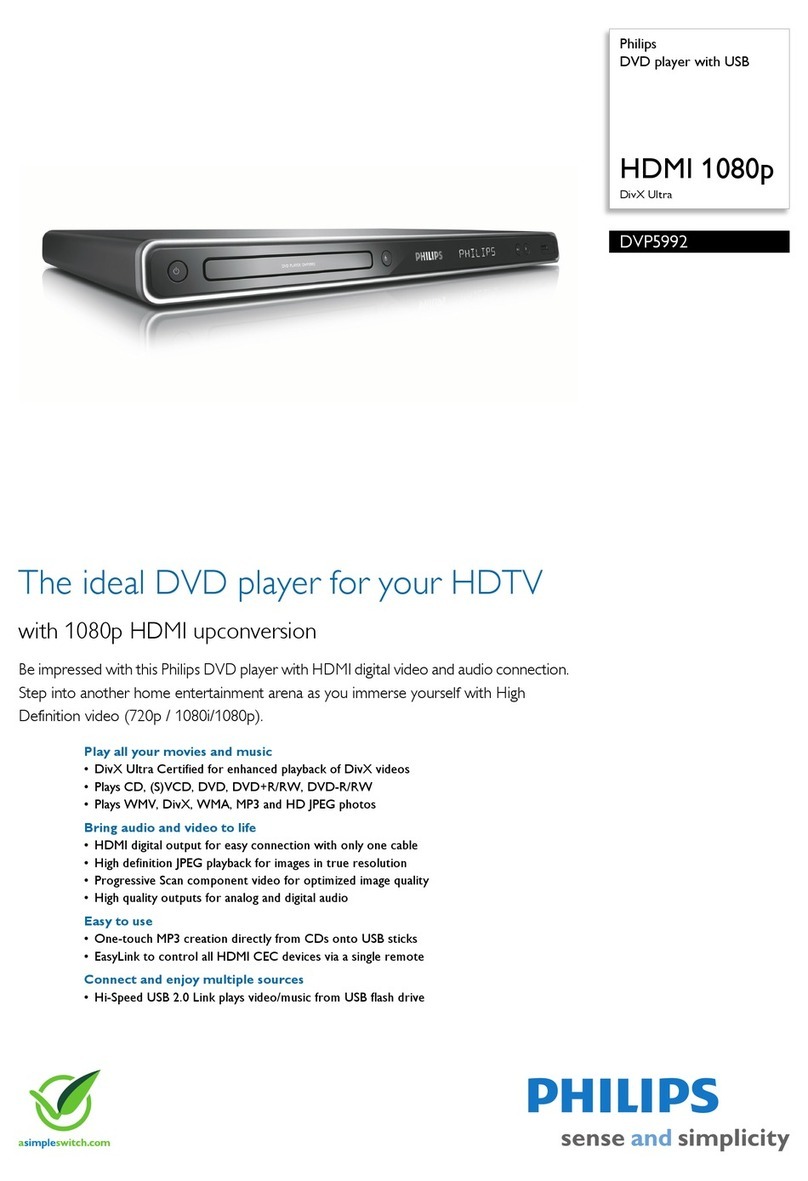 Philips DVP5992 User manual
