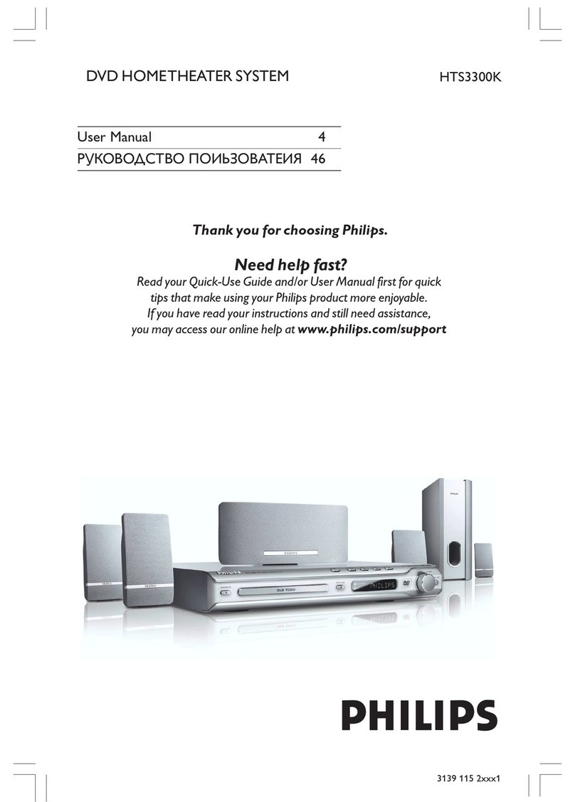 Philips HTS3300K/51 user manual