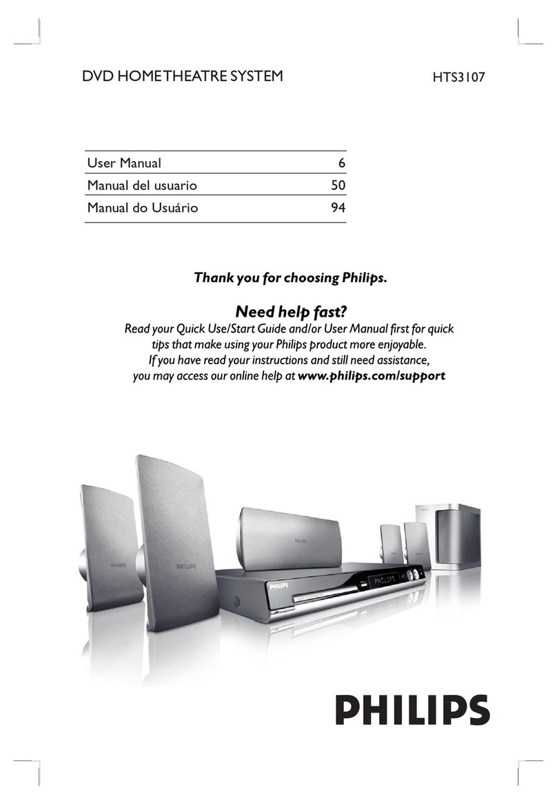 Philips HTS3107 User manual