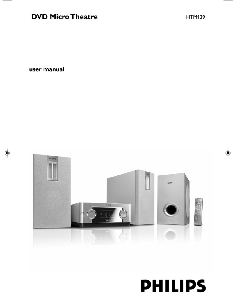 Philips HTM139 User manual Philips HTM139 User manual