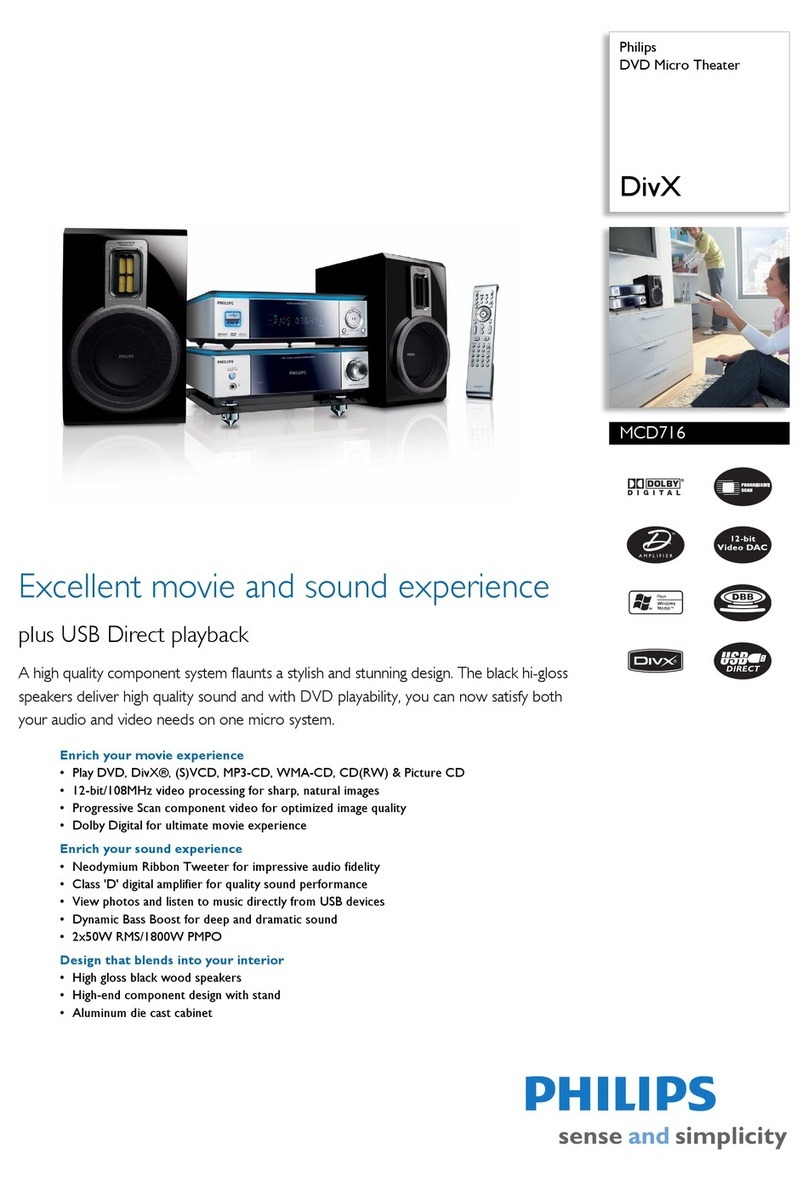 Philips MCD716/98 Specifications