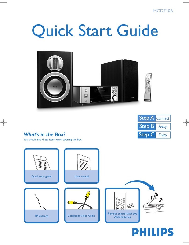 Philips MCD710B/93 User manual