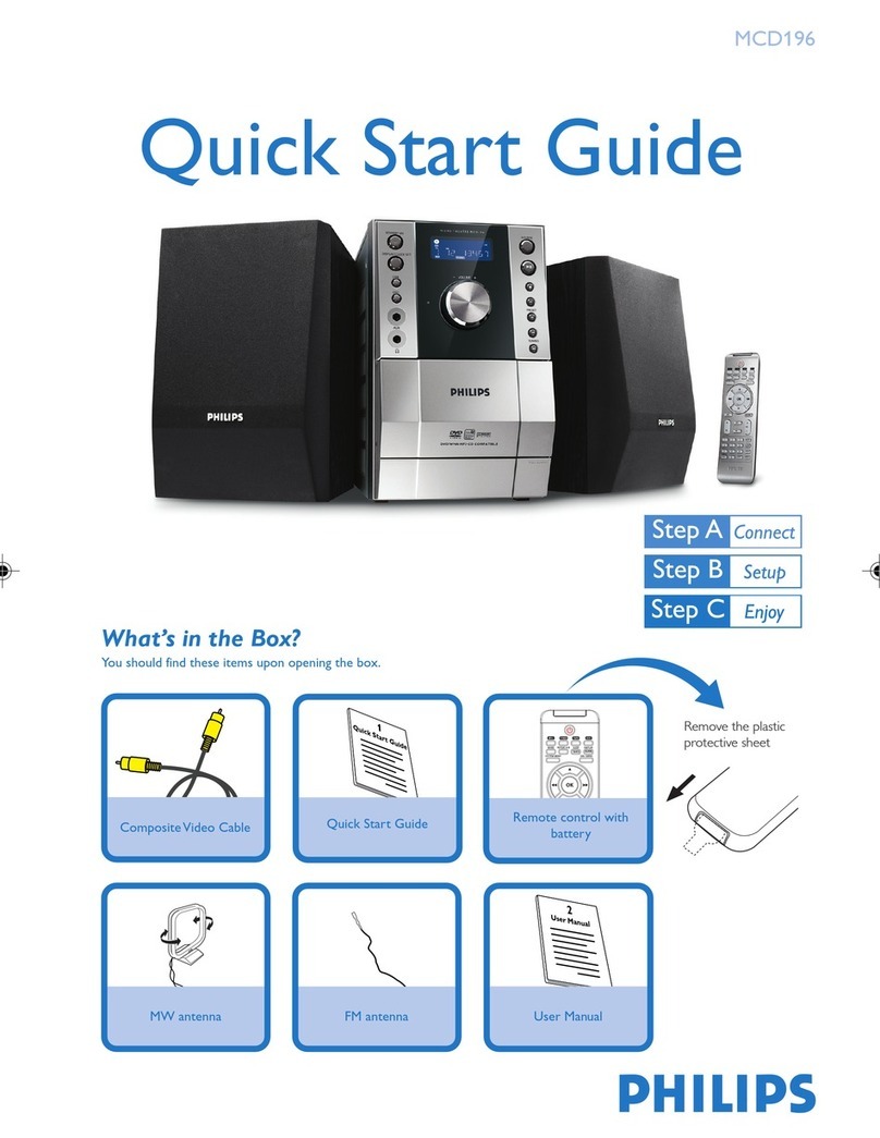 Philips MCD196/93 User manual