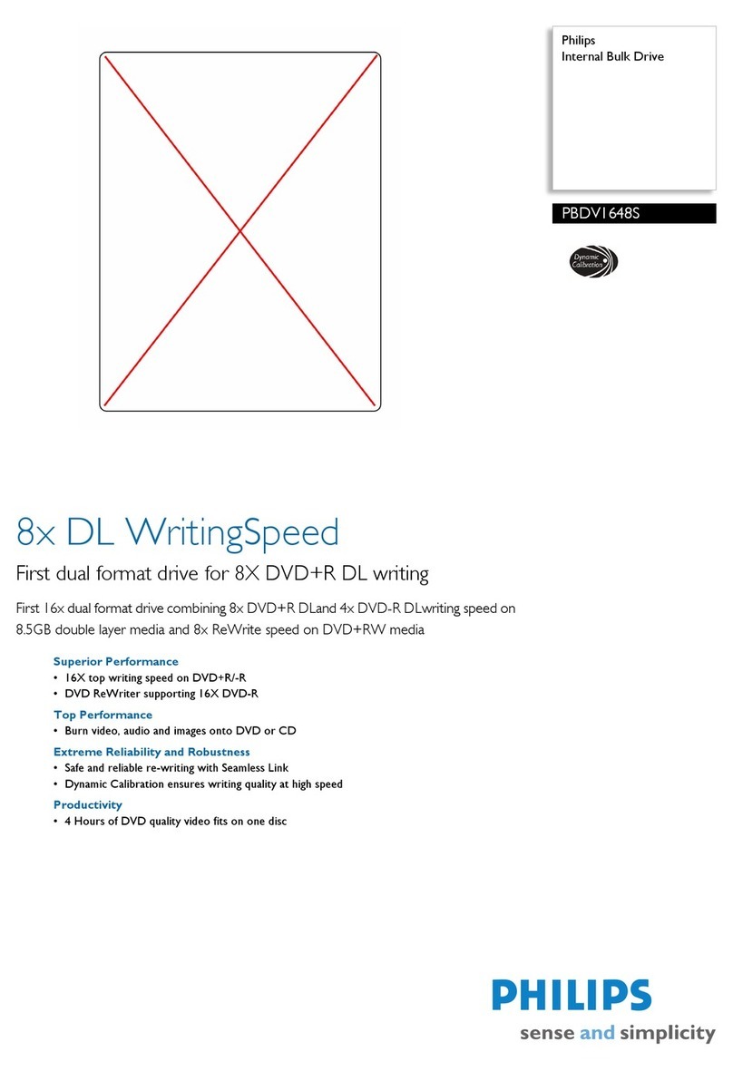 Philips PBDV1648S Specifications