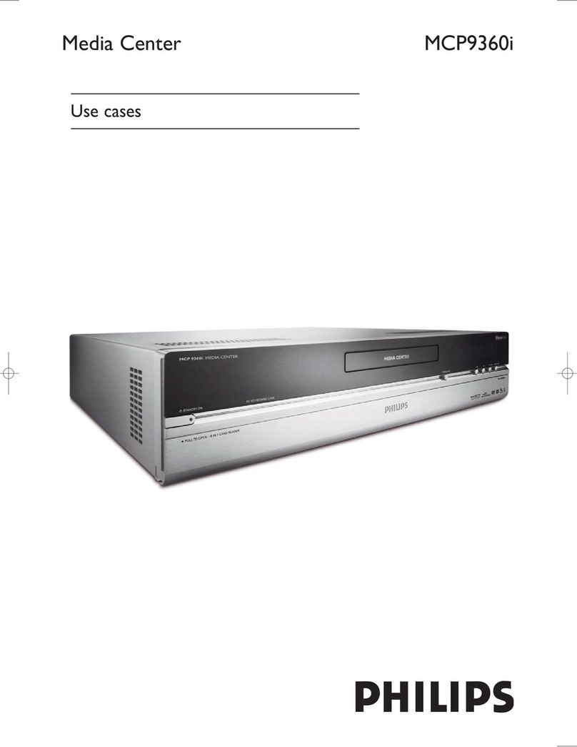 Philips Showline MCP9360I User manual