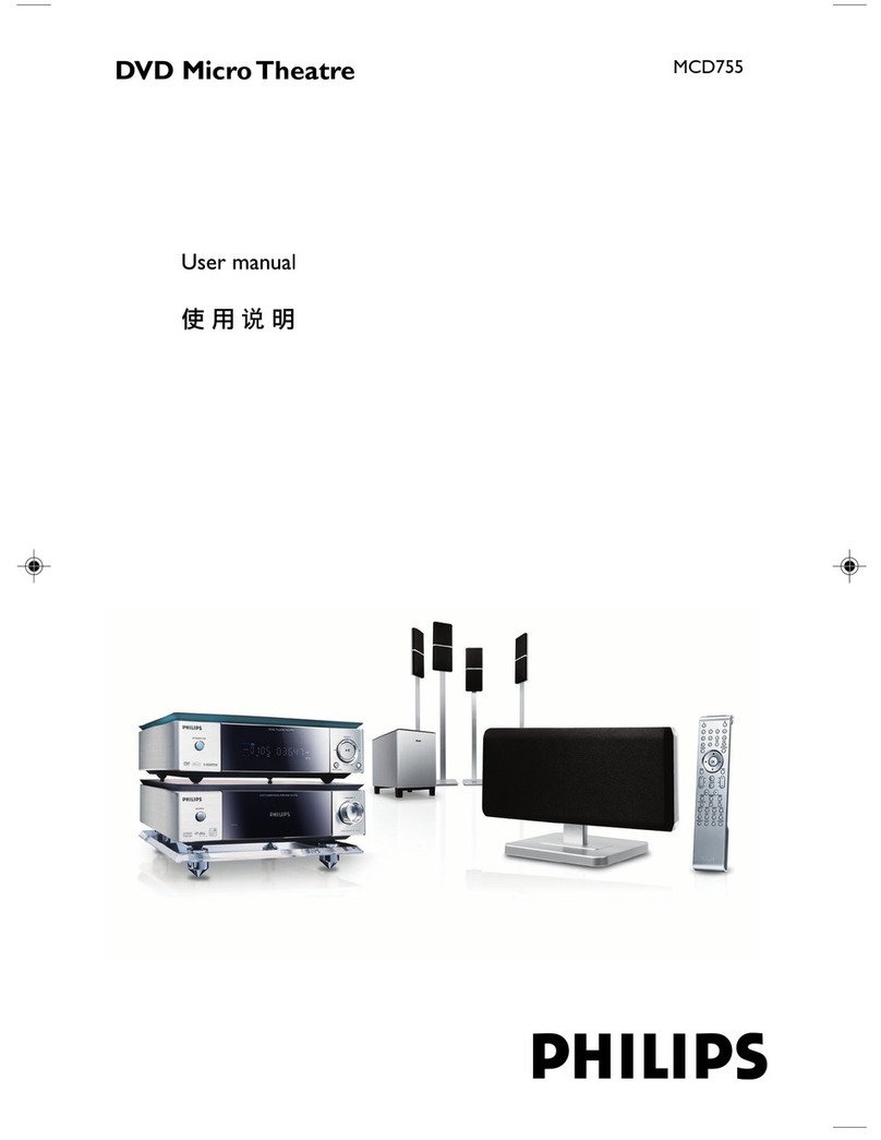 Philips MCD755 User manual Philips MCD755 User manual