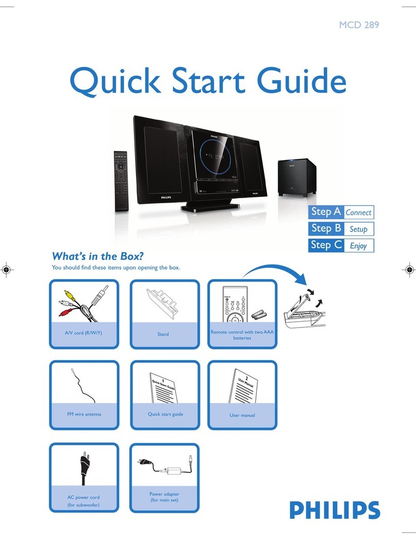 Philips MCD289/05 User manual