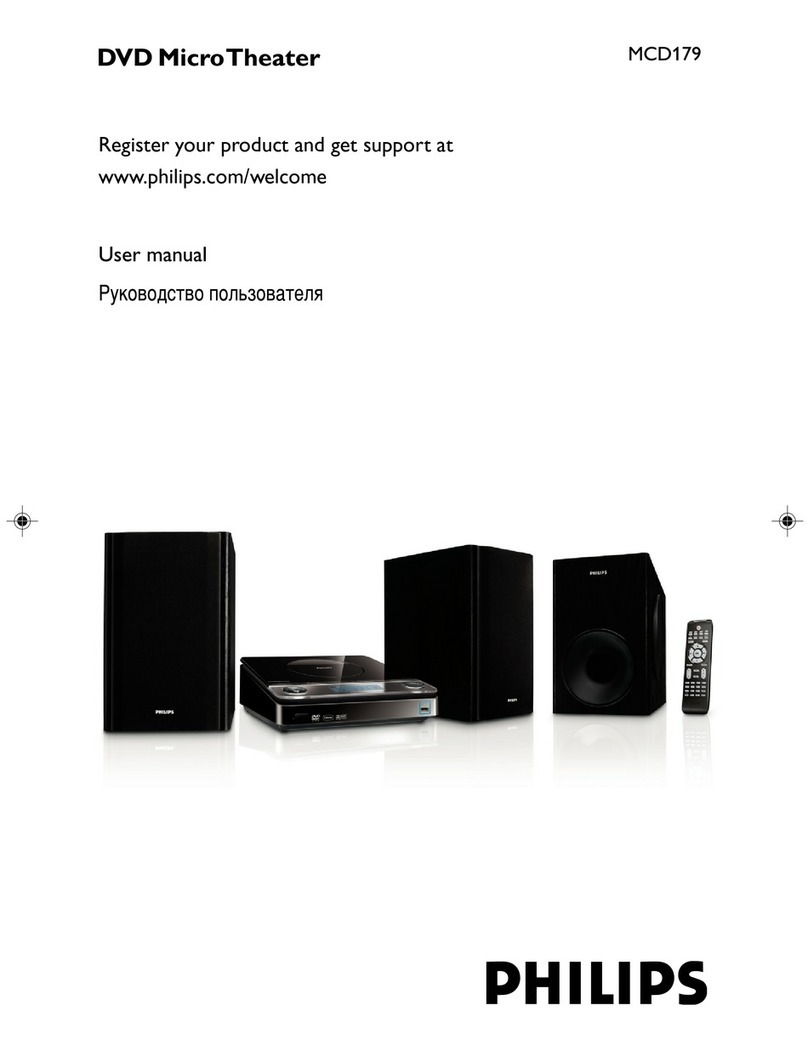 Philips MCD179/58 User manual