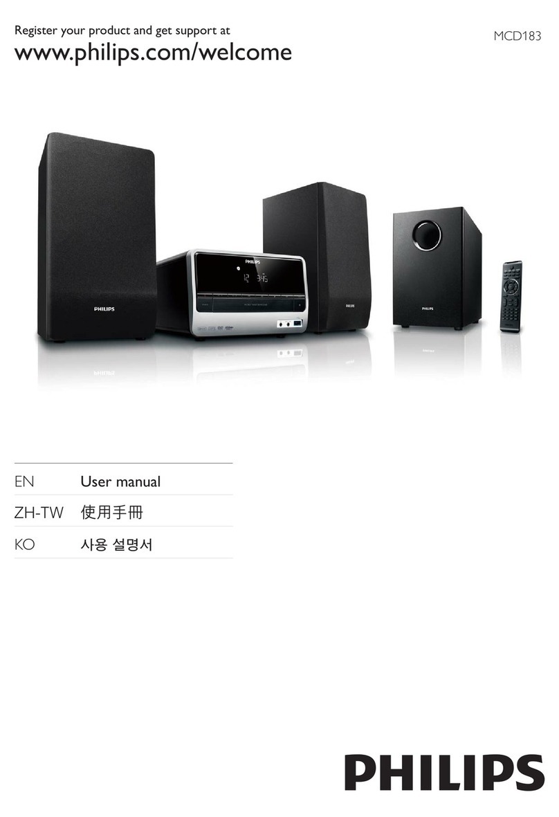 Philips MCD183 user manual