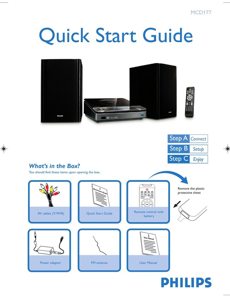 Philips MCD177/79 User manual