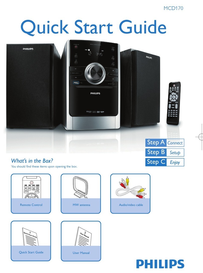 Philips MCD170/58 User manual