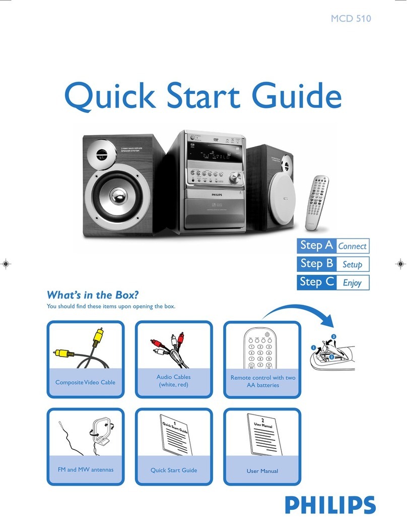 Philips MCD510/22 User manual