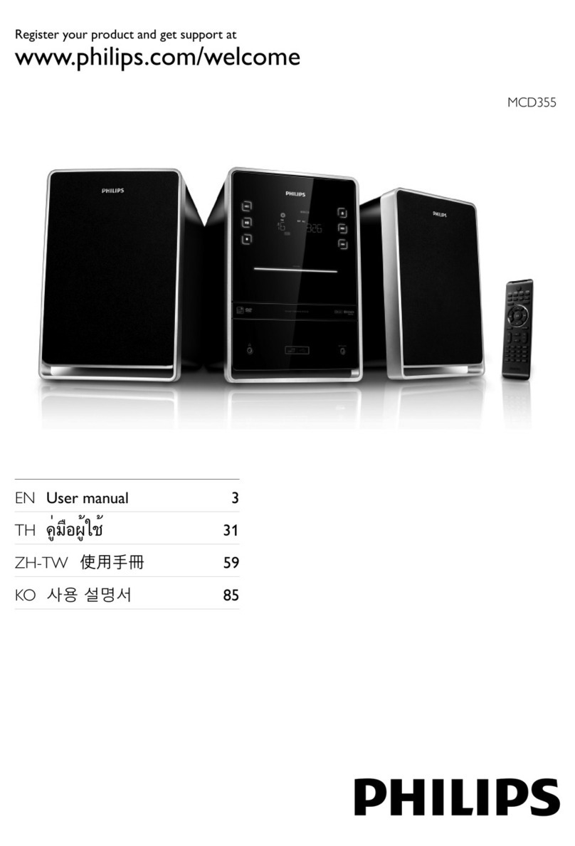 Philips MCD355 user manual