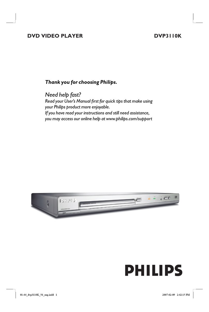 Philips DVP3110K/56 User manual