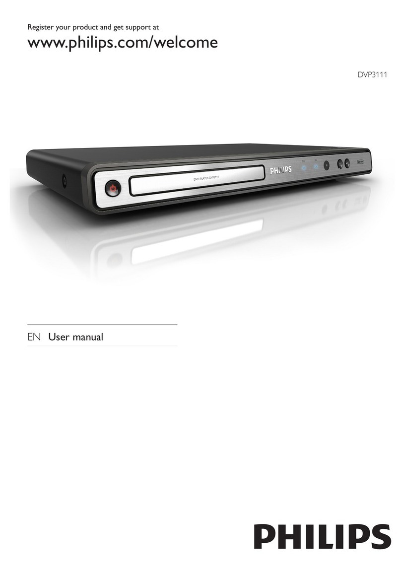 Philips DVP3111 user manual