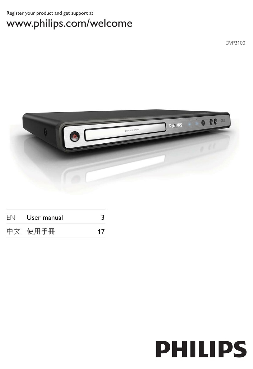 Philips DVP3100/96 User manual