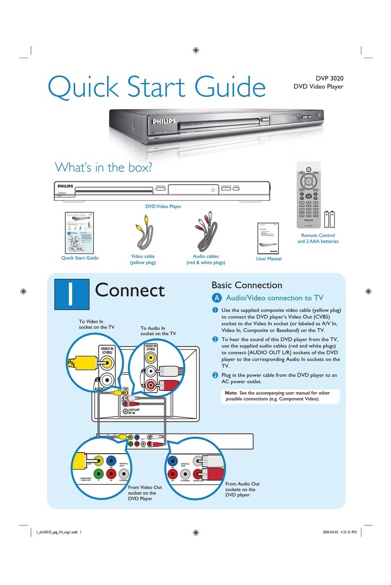 Philips DVP3020X/94 User manual