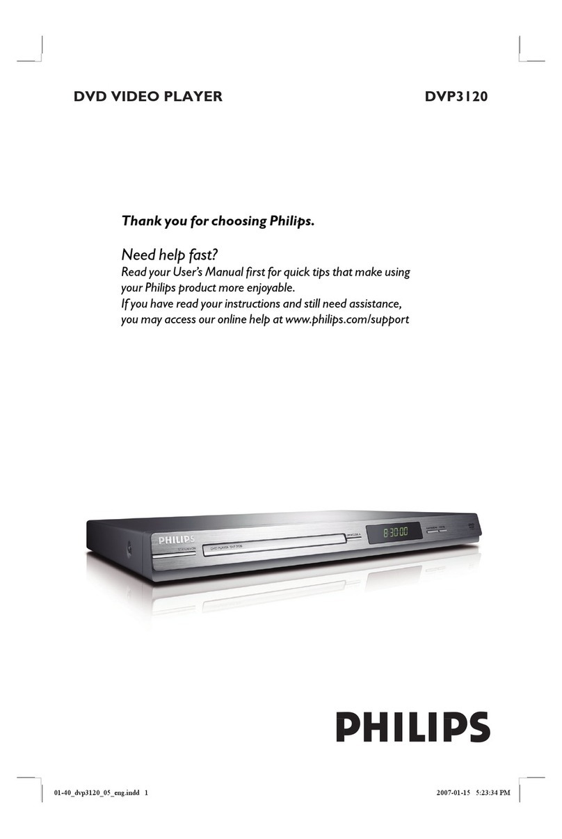 Philips DVP3120/05B user manual
