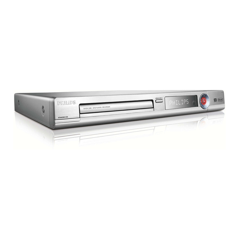 Philips DVDR3380 User manual