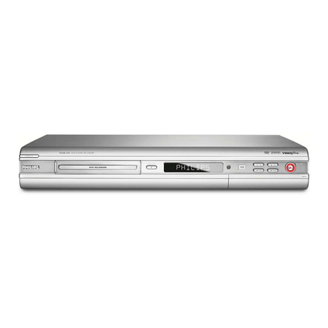 Philips DVDR3305 user manual