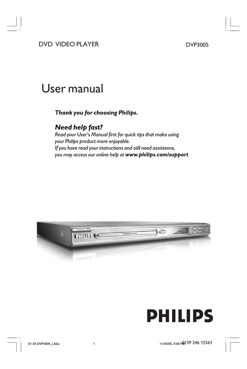 Philips DVP3005/78 User manual